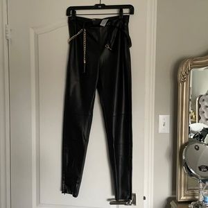 ZARA LEATHER PANTS